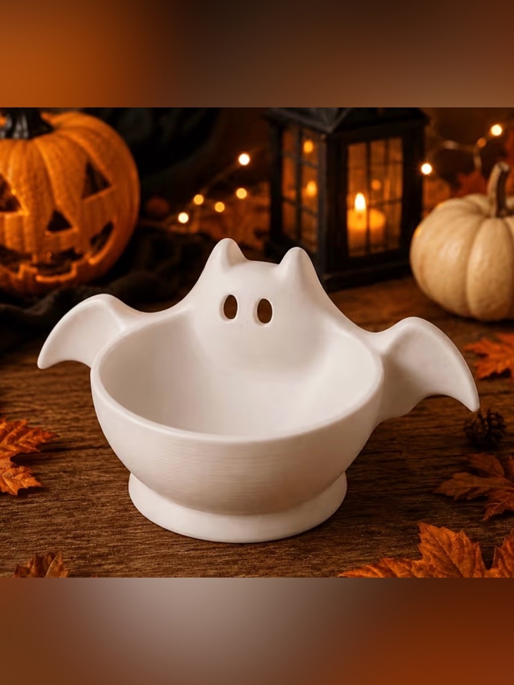 Halloween Bat Decorative Bowl